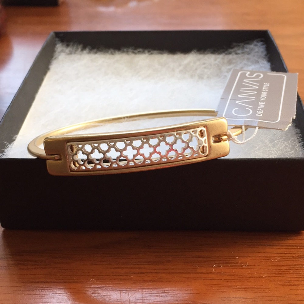 Canvas Latch Bangle